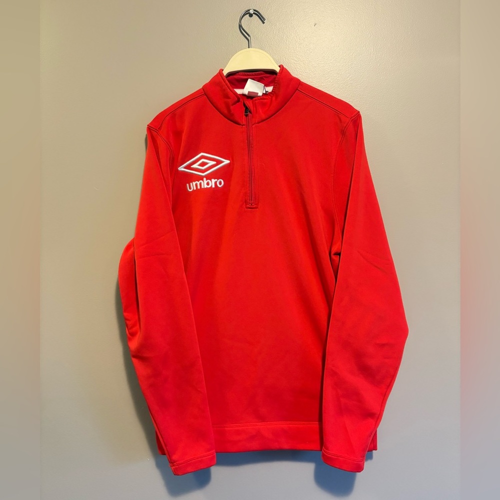 Umbro Vibrant Red Sports Pullover